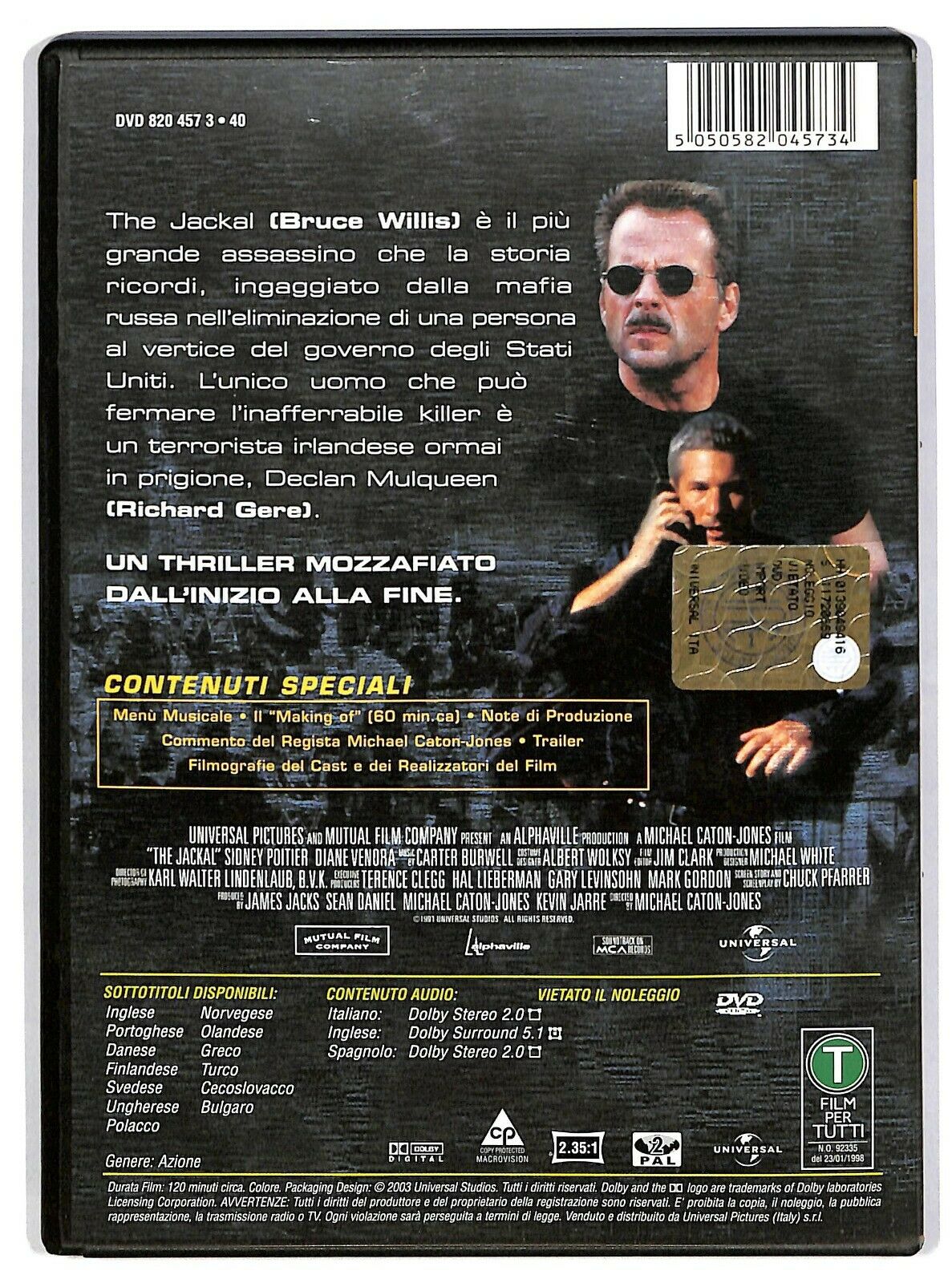 EBOND The Jackal  DVD D579459