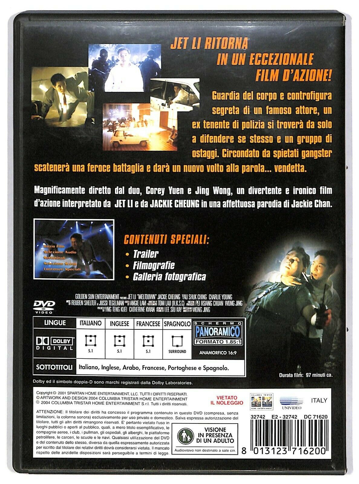 EBOND Meltdown - La Catastrofe Con Jet Li DVD D579460