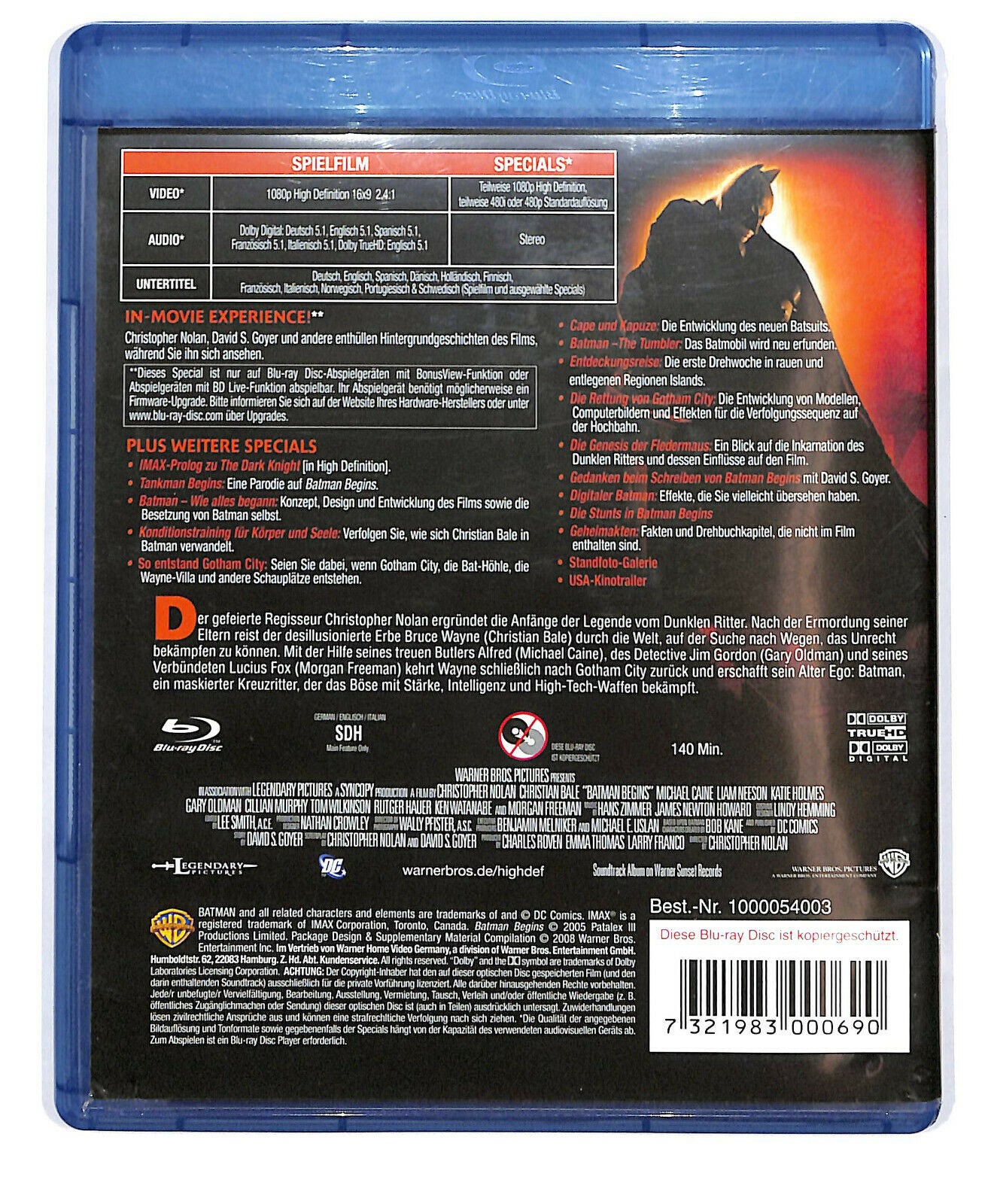 EBOND  Batman Begins BLURAY D579552