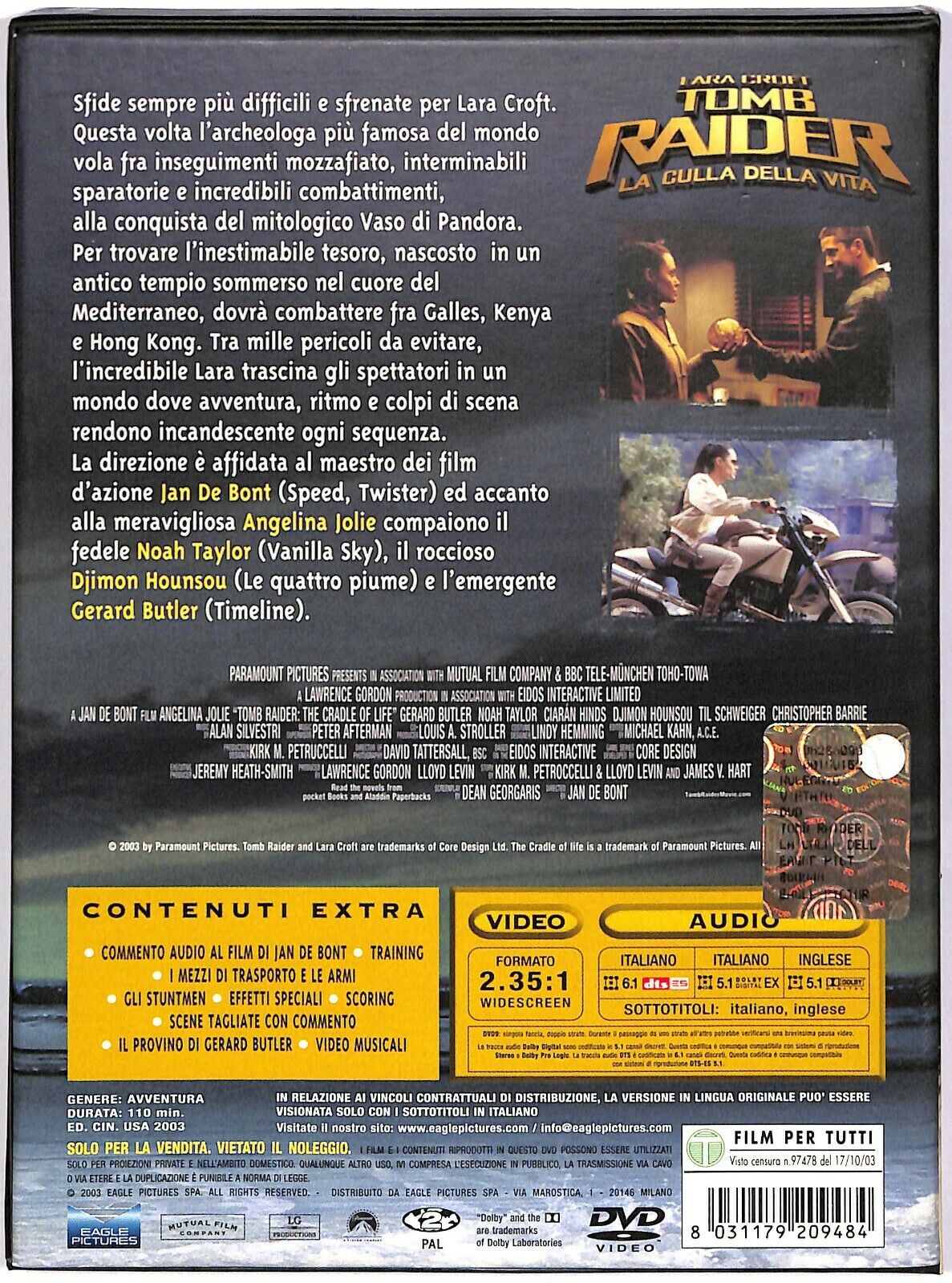 EBOND Tomb Raider La Culla Della Vita (special Edition) (2 DVD) D579733