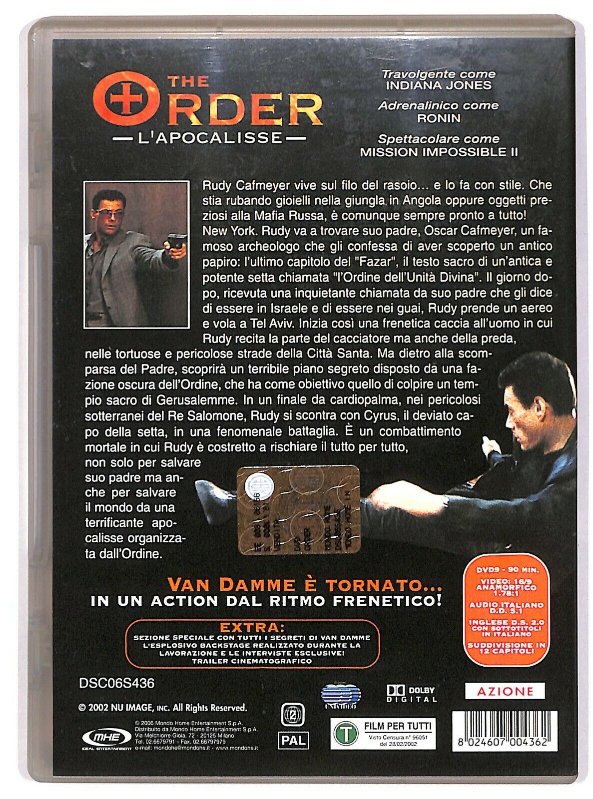 EBOND The Order - L'apocalisse Con Van Damme DVD D579737