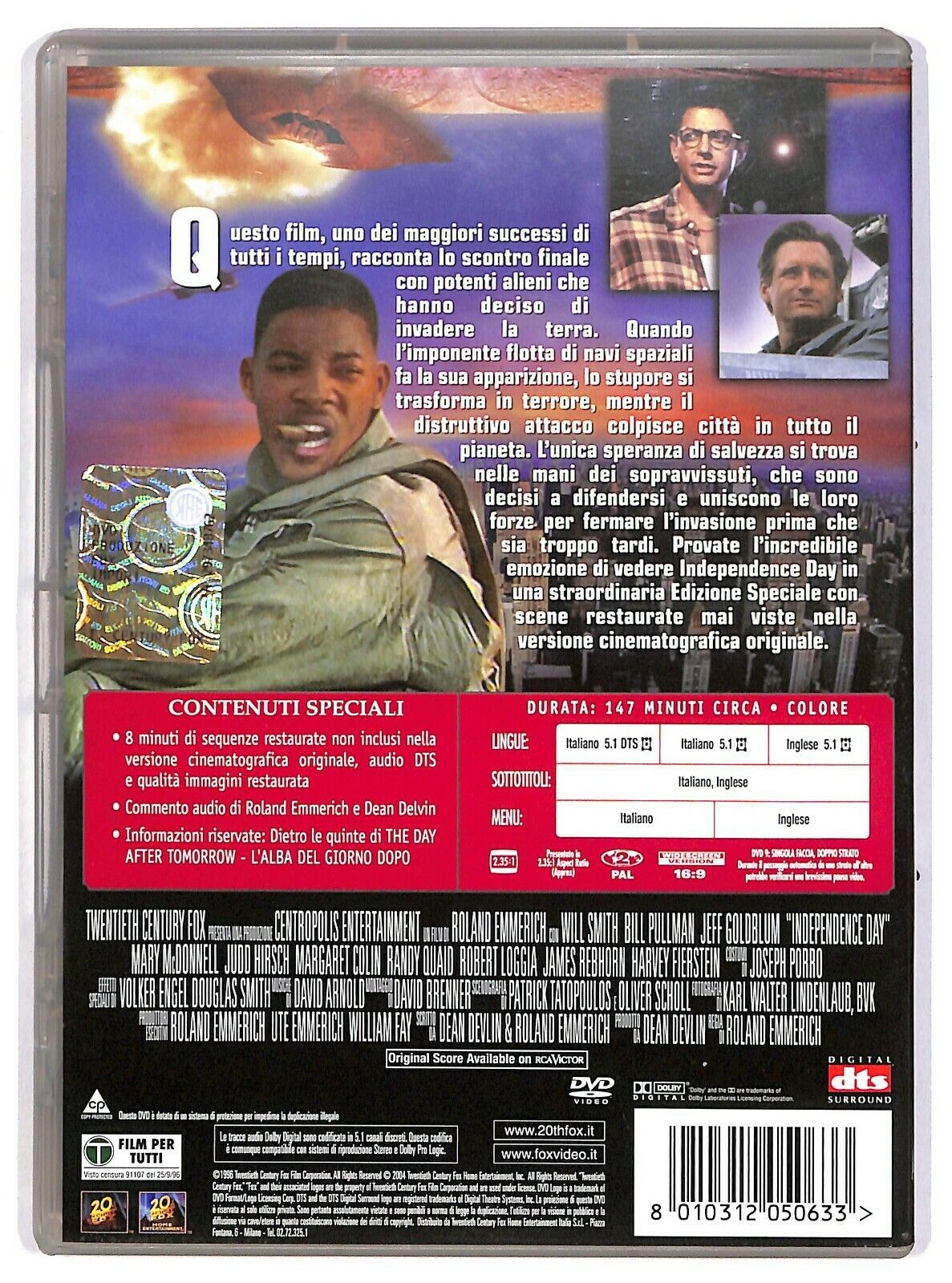 EBOND Independence Day Versione Estesa DVD D579740