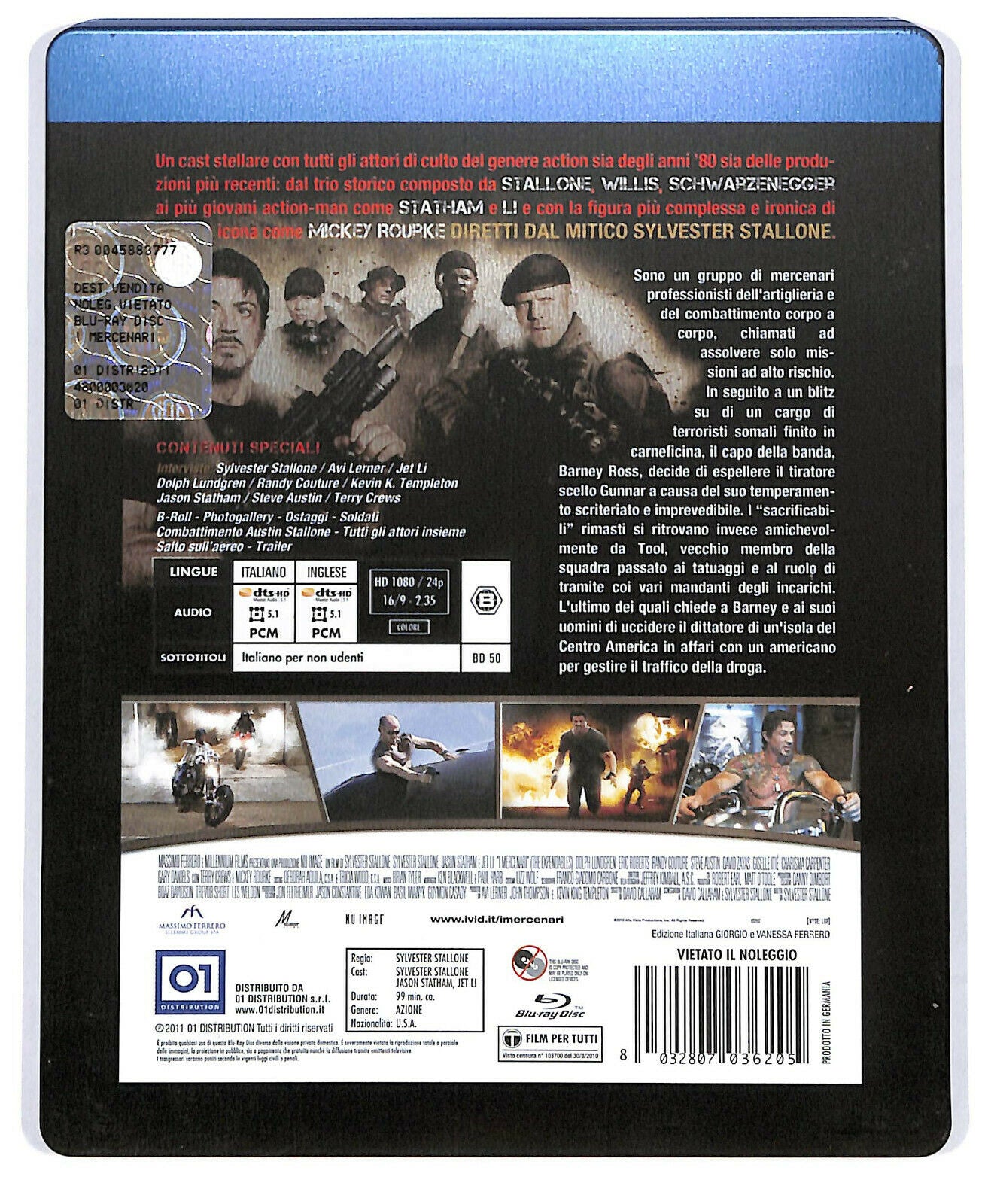 EBOND I Mercenari - The Expendables BLURAY  Steelbook BLURAY D579807