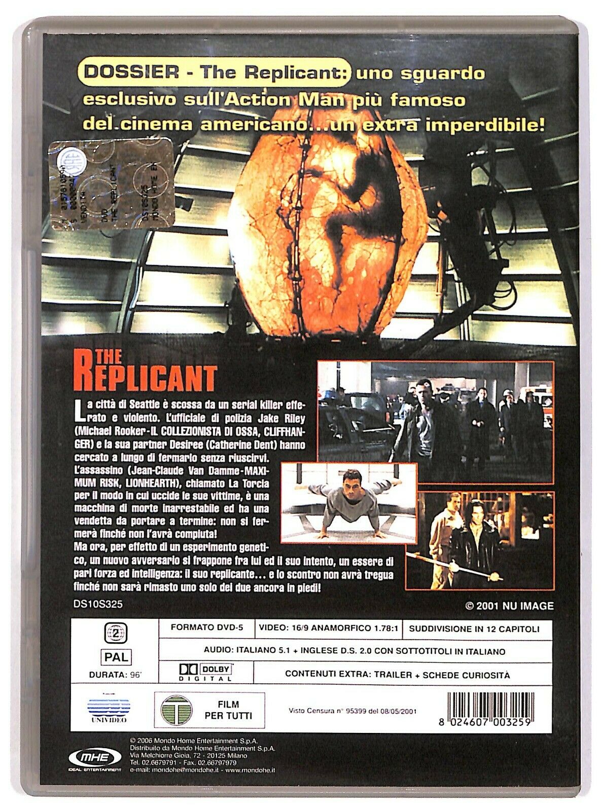 EBOND The Replicant Con Van Damme DVD D580004