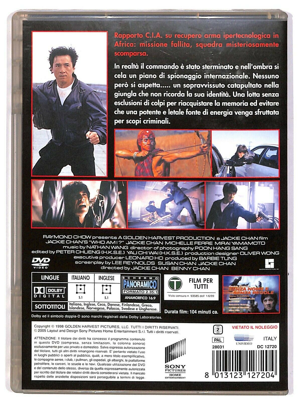 EBOND Senza Nome e Senza Regole Con Jackie Chan DVD D580013