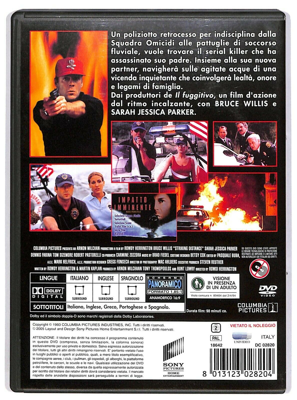EBOND Impatto Imminente Di Bruce Willis DVD D580031