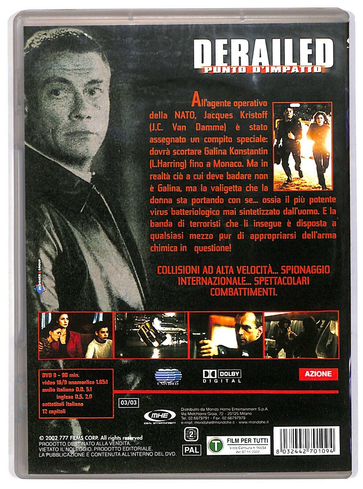 EBOND  Derailed - Punto D'impatto  Con Van Damme DVD D580063