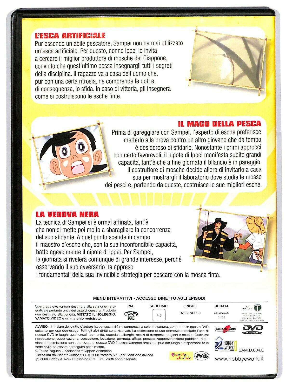 EBOND Sampei Il Ragazzo Pescatore Vol.4 Eps. 10-11-12 DVD Editoriale D580105