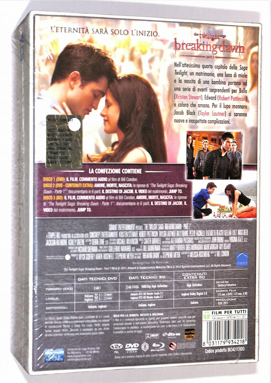 EBOND Breaking Dawn. Part 1. The Twilight Saga BLURAY + DVD D580148