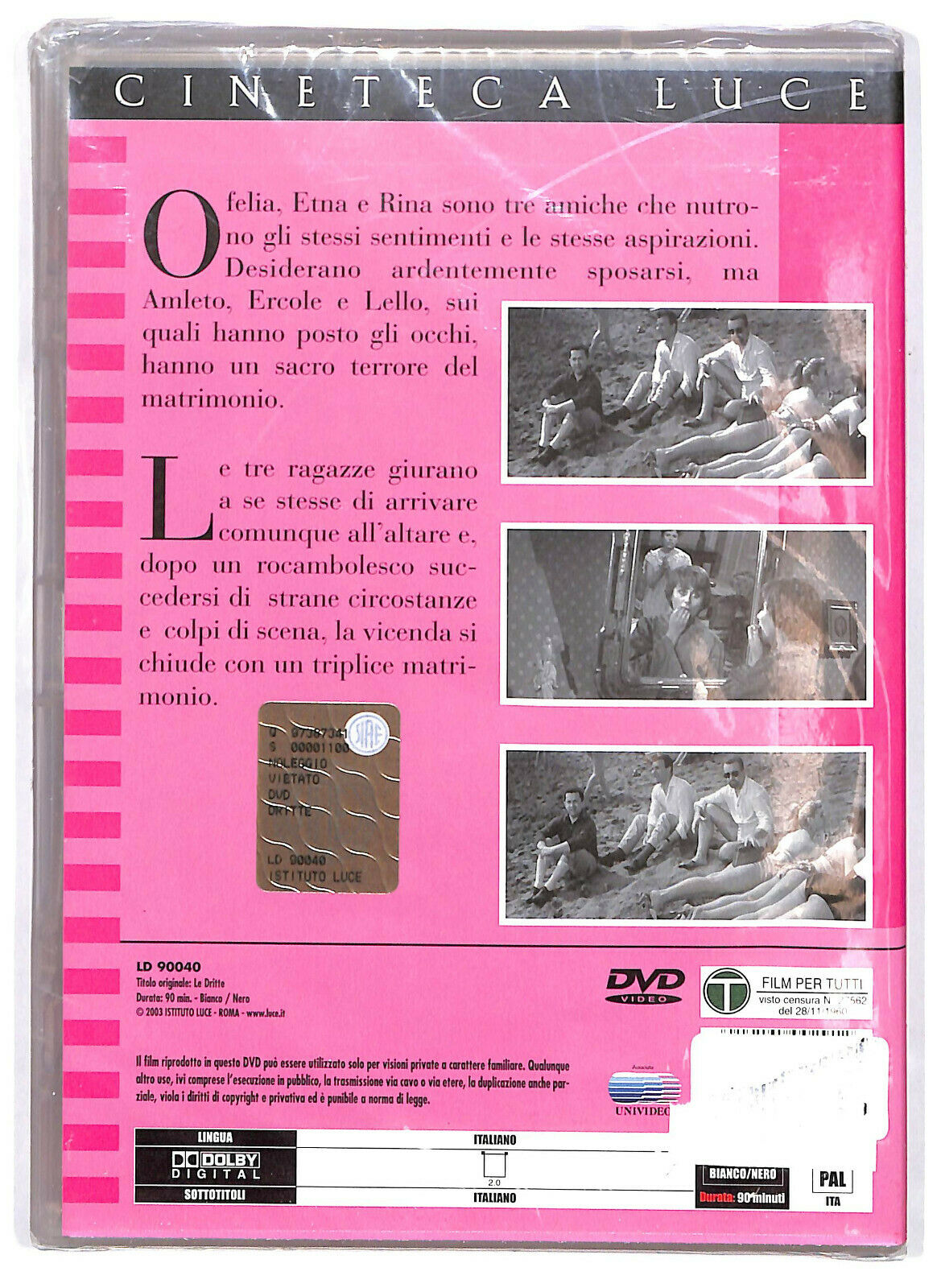 EBOND  Le Dritte - Cineteca DVD D580201