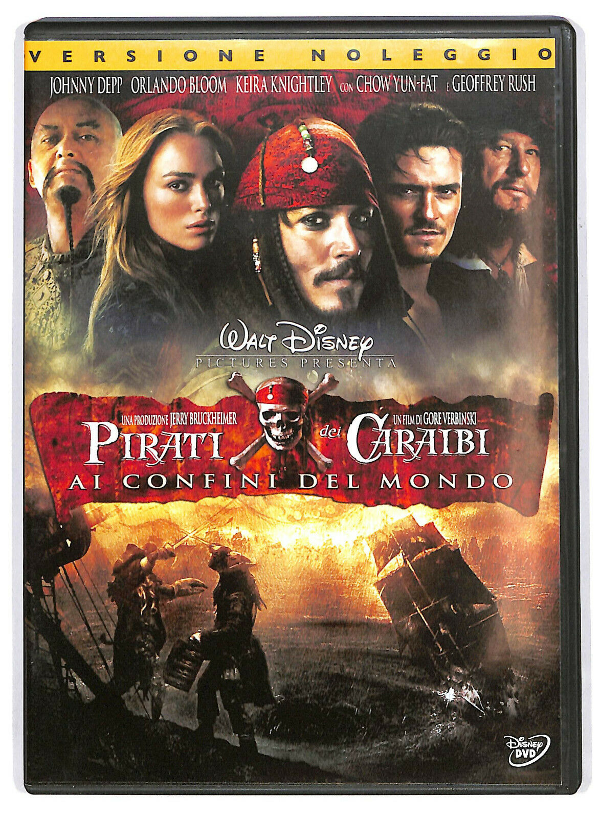 EBOND Pirati Dei Caraibi Ai Confini Del Mondo DVD   Ex Noleggio D580216