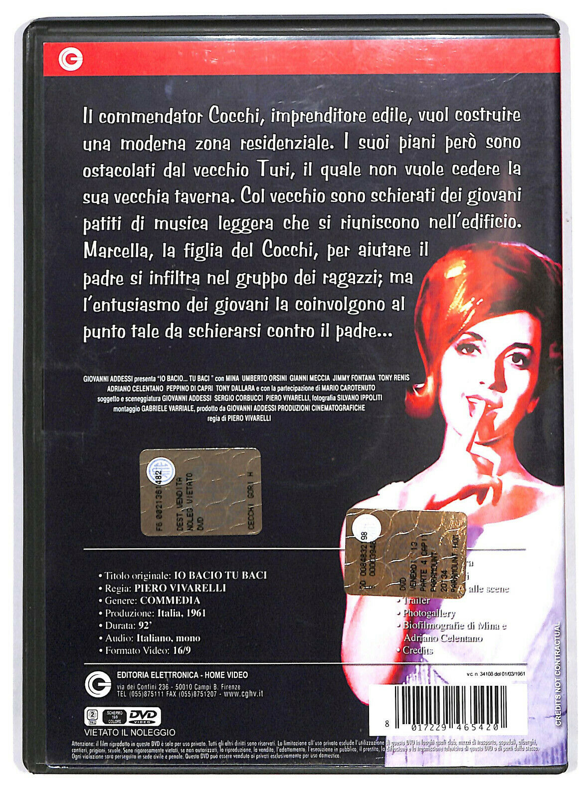 EBOND Io Bacio... Tu Baci DVD D580250