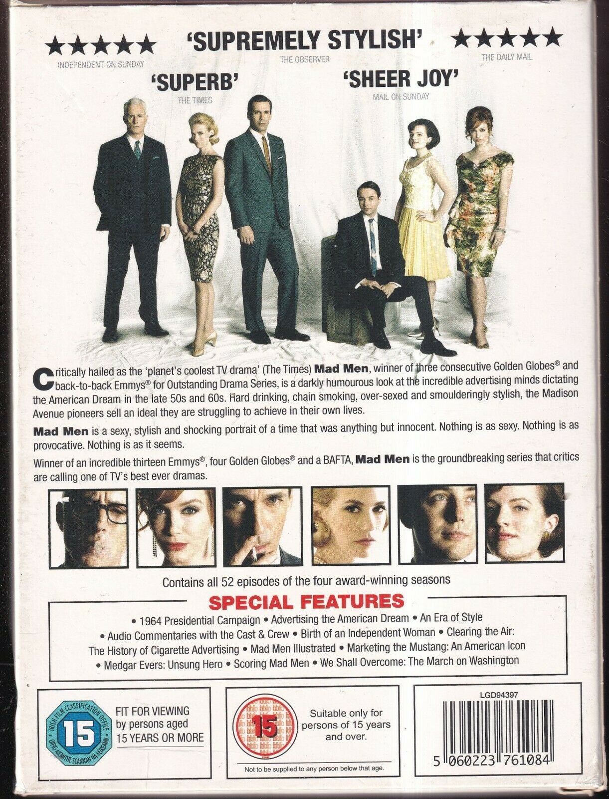 EBOND Mad Men Seasons 1-4 [edizione: Regno Unito] (12 DVD) D580317