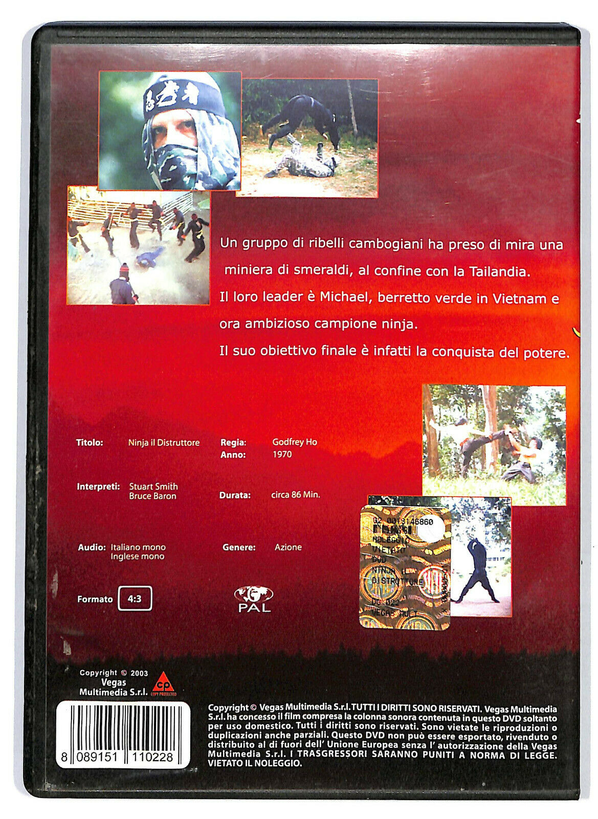 EBOND Ninja Il Distruttore  DVD D580537