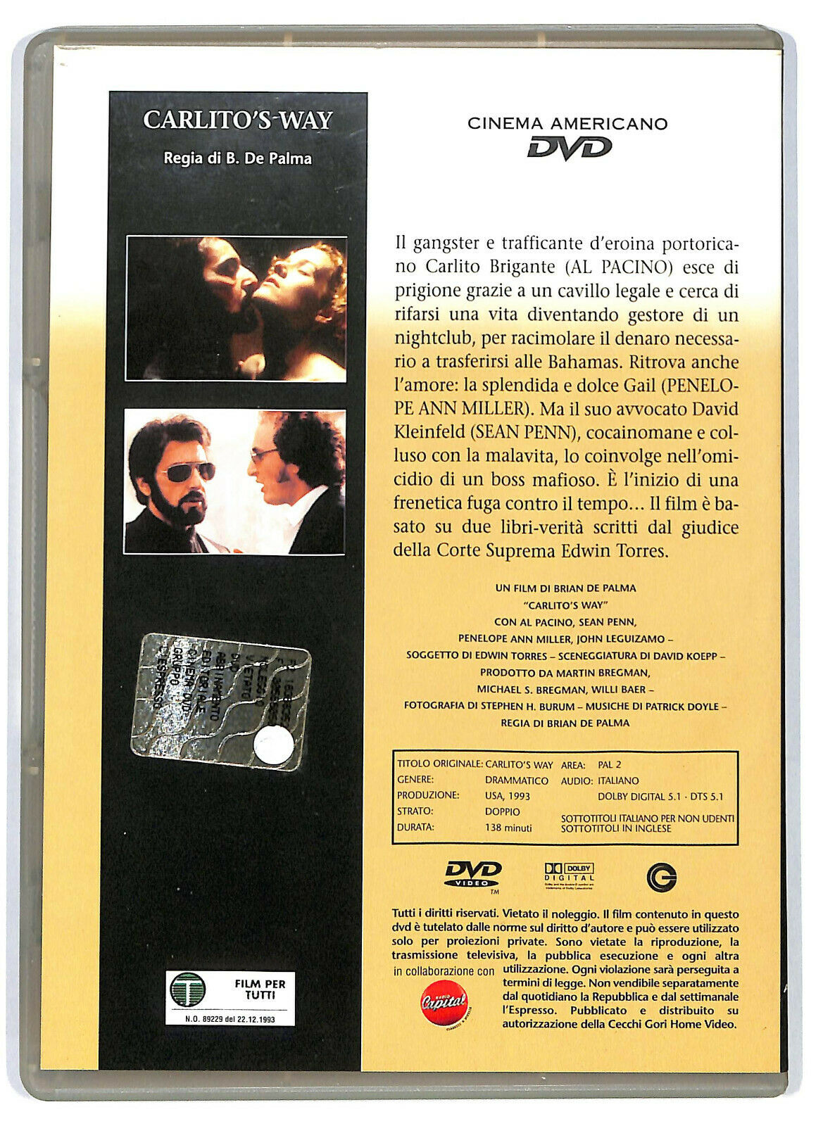 EBOND Carlito's Way  DVD D580549