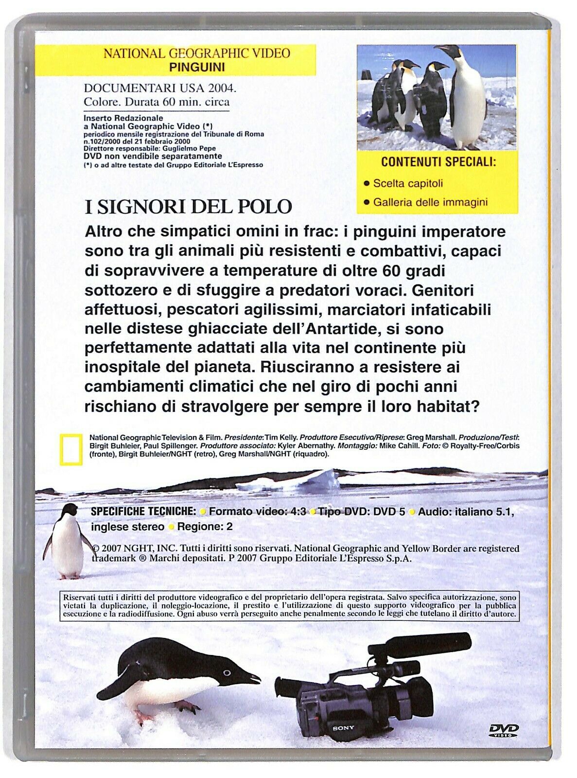 EBOND Pinguini: Imperatori Dei Ghiacci - National Geographic Vol. 48 DVD D580720