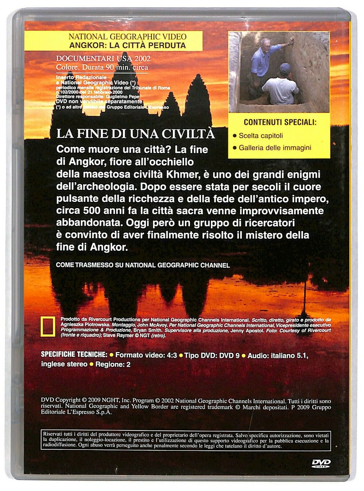 EBOND Angkor La Citta Perduta National Geographic Vol.78  DVD Editoriale D580726