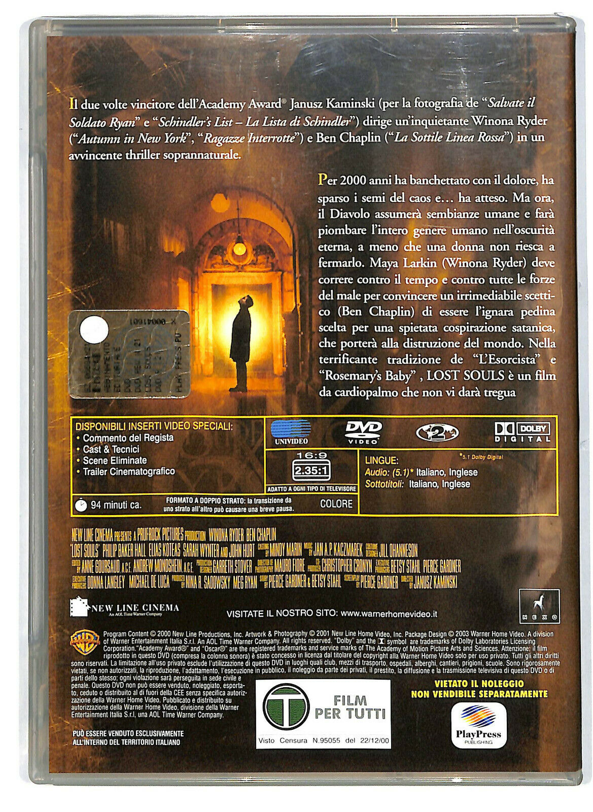 EBOND  Lost Souls - La Profezia DVD D581120