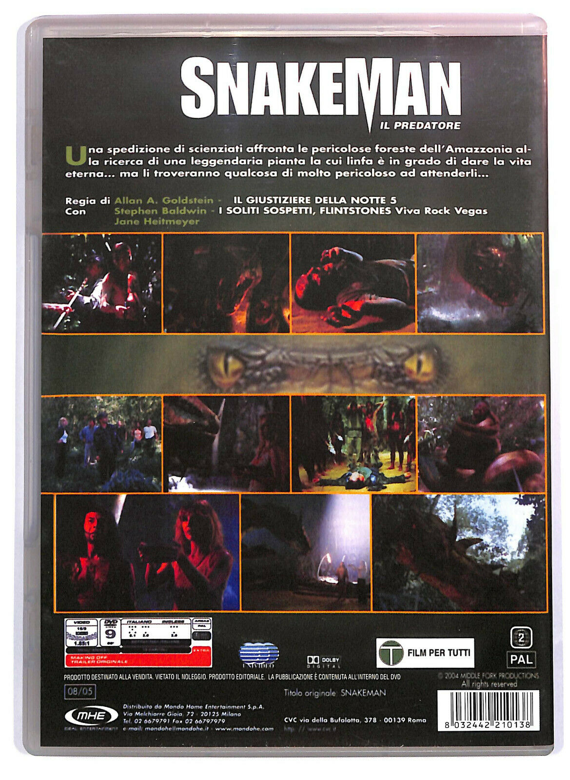 EBOND Snakeman - Il Predatore  DVD D581124