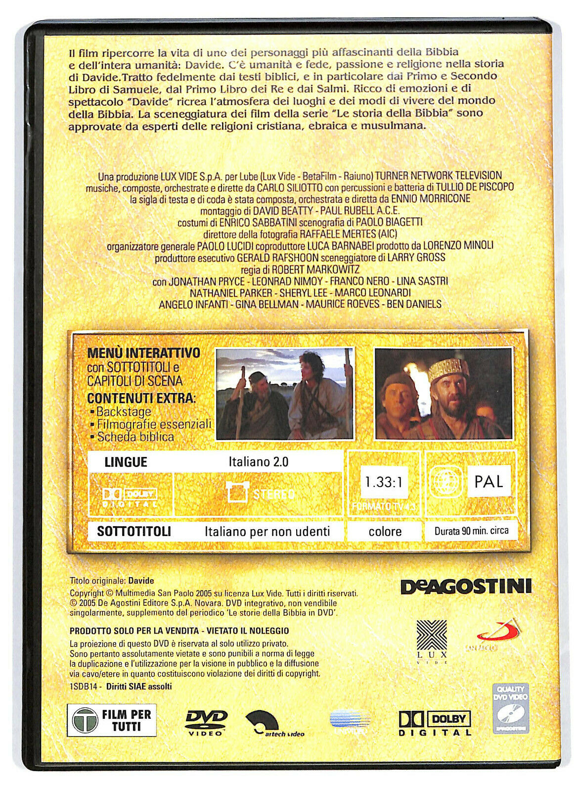 EBOND Davide - Prima Parte  DVD  Editoriale D581154