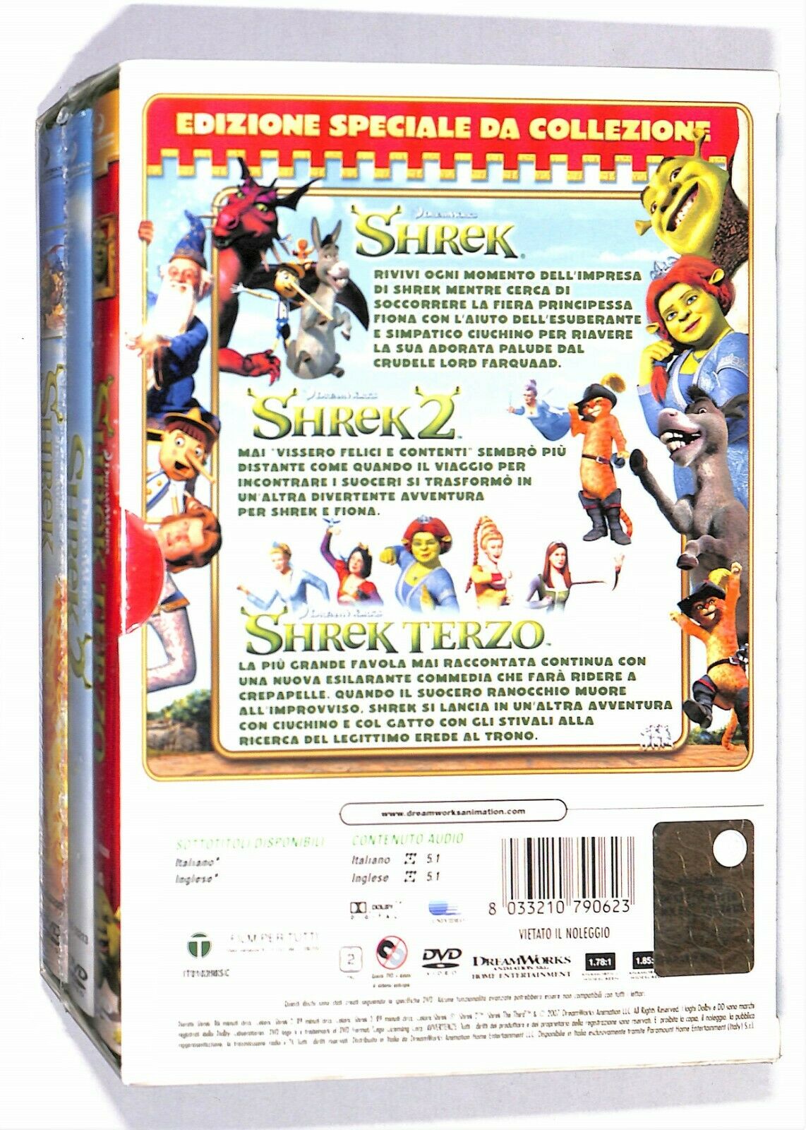 EBOND Shrek. La Trilogia (cofanetto 3 DVD) D581429