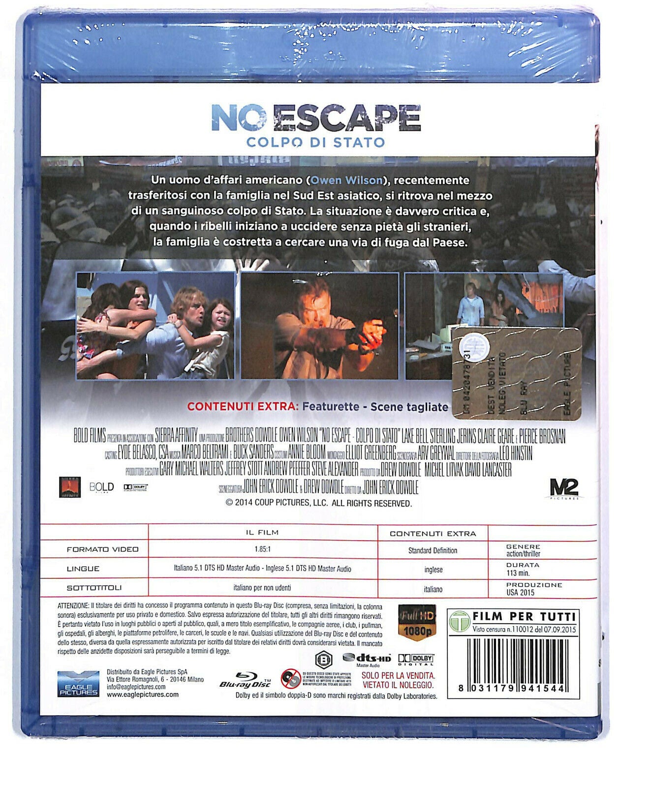 EBOND No Escape - Colpo Di Stato BLURAY D581535