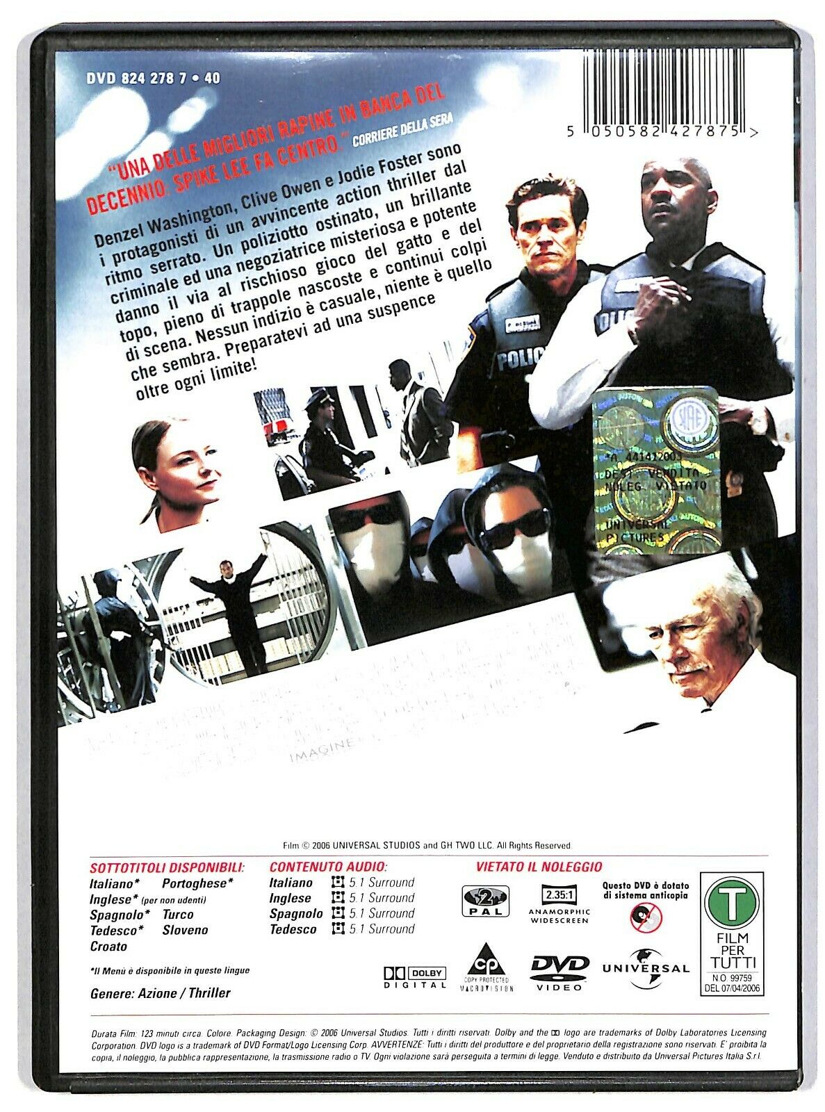 EBOND Inside Man Con Denzel Washington DVD D581648