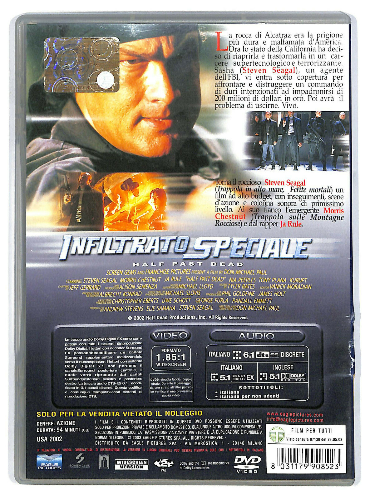 EBOND  Infiltrato Speciale  DVD D581824