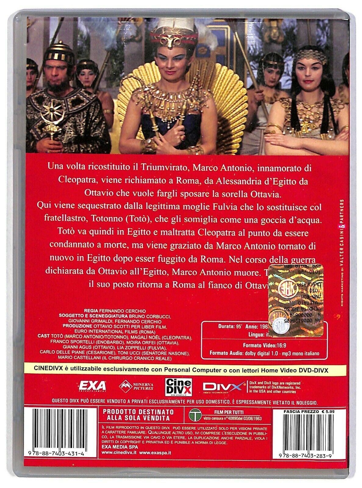 EBOND Toto' E Cleopatra Divx Pc