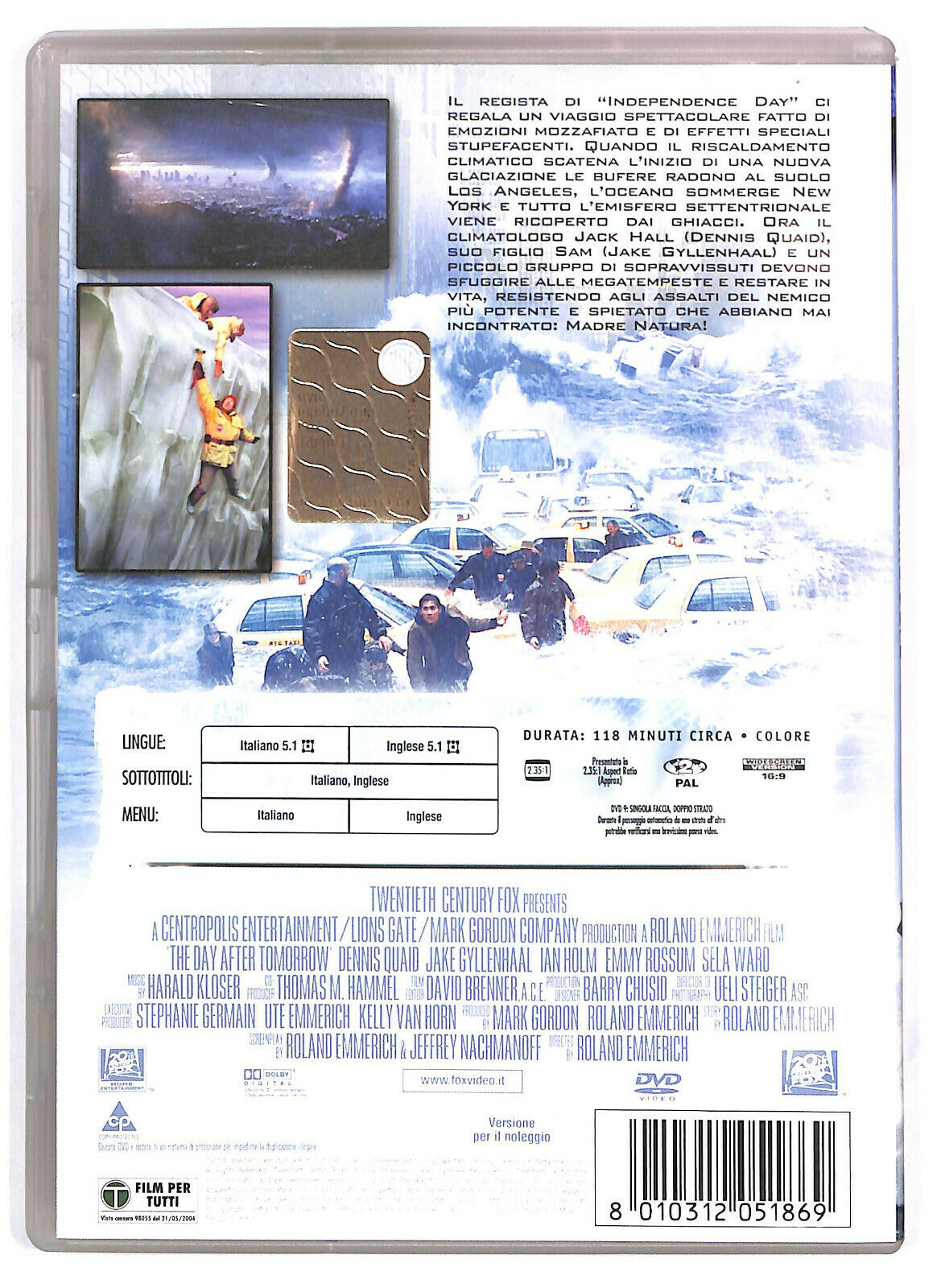 EBOND  The Day After Tomorrow  DVD Ex Noleggio D582230