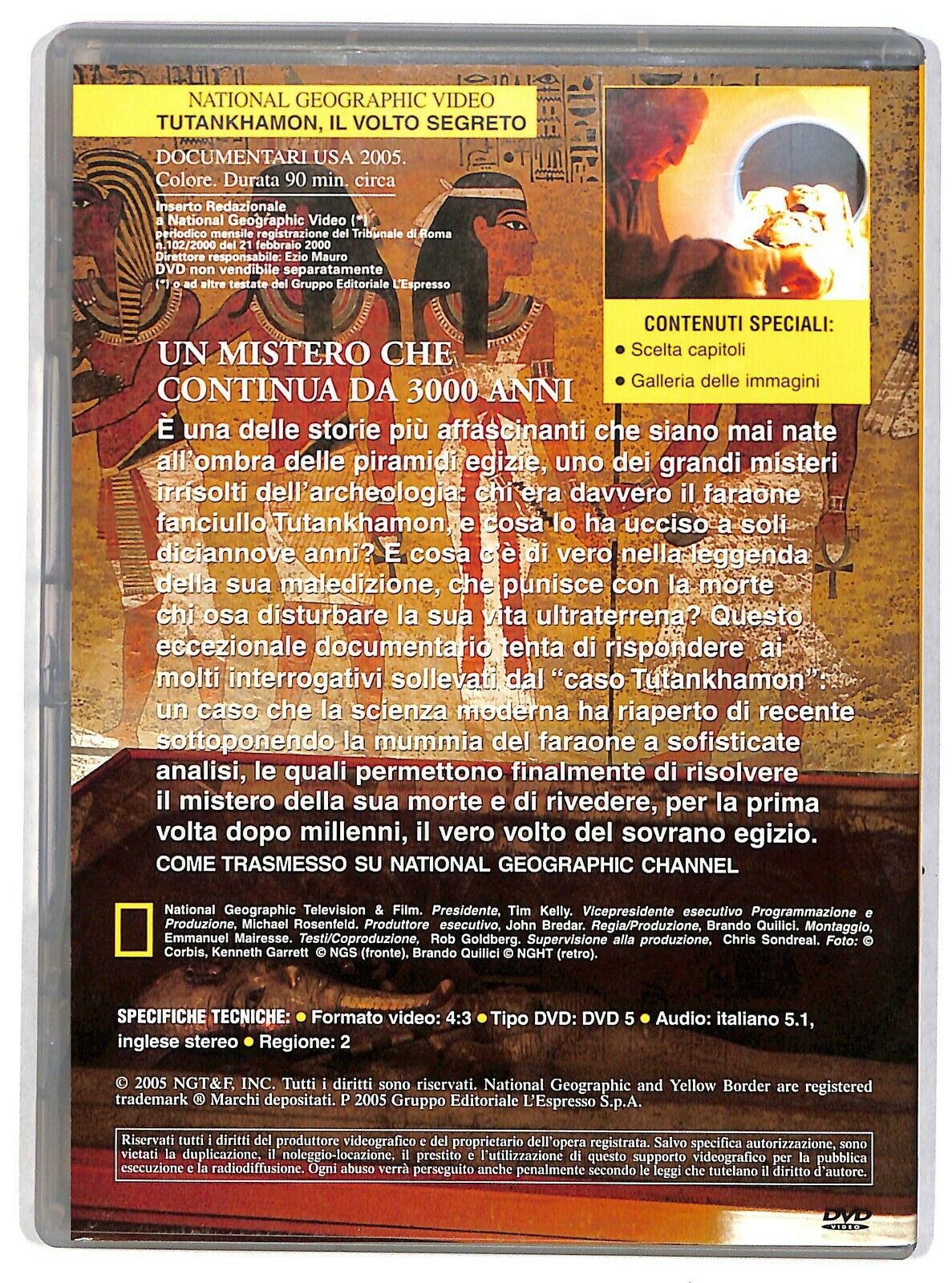 EBOND Tutankhamon: Il Volto Segreto - National Geographic Vol.29 DVD D582608