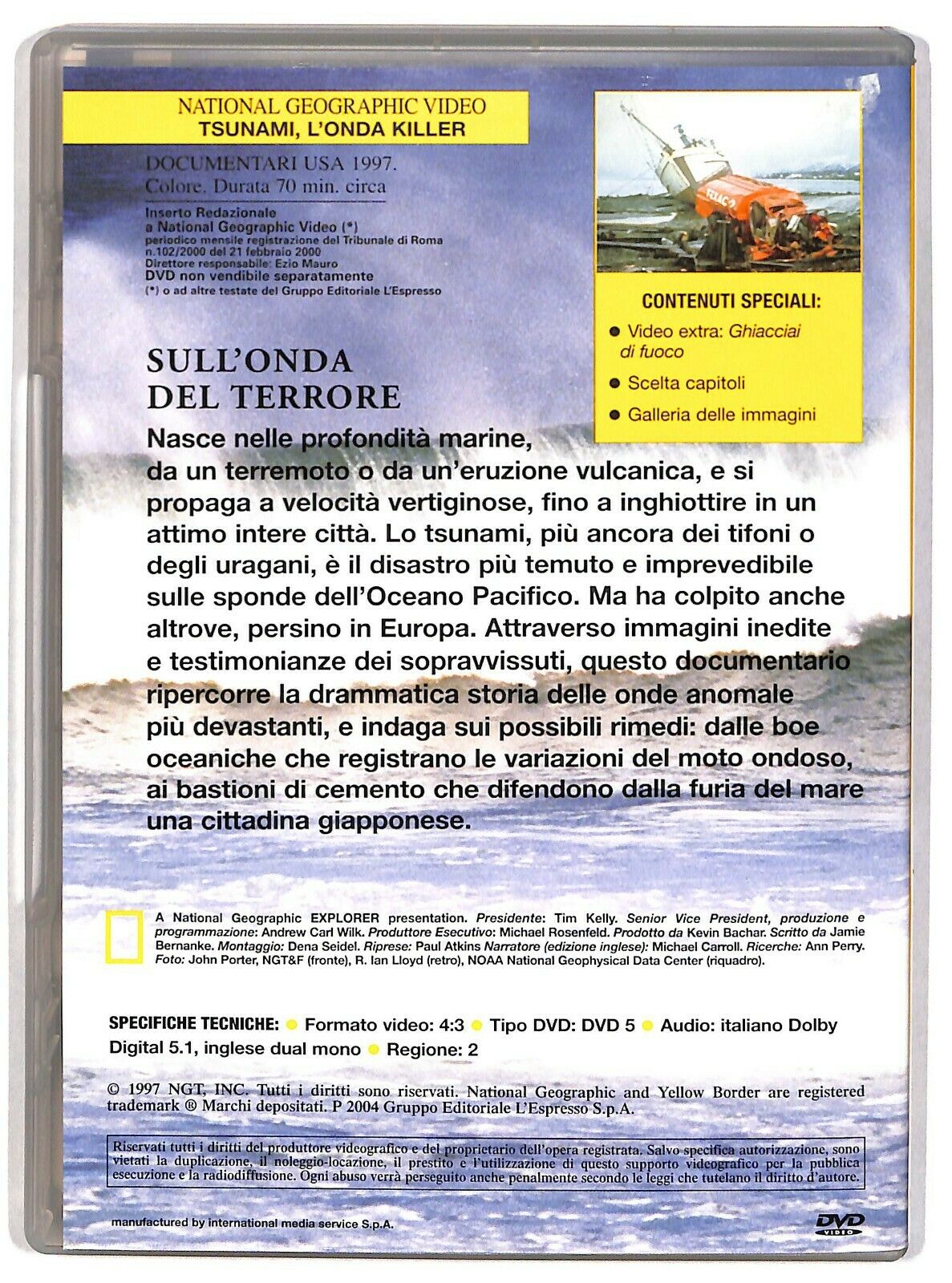 EBOND Tsunami L'onda Killer - National Geographic  Vol. 19 DVD D582641