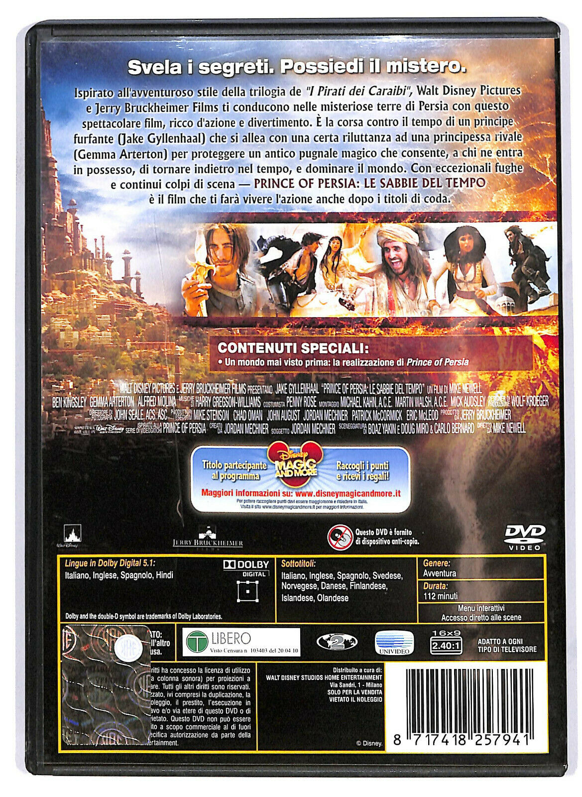 EBOND Prince Of Persia - Le Sabbie Del Tempo  DVD D582730