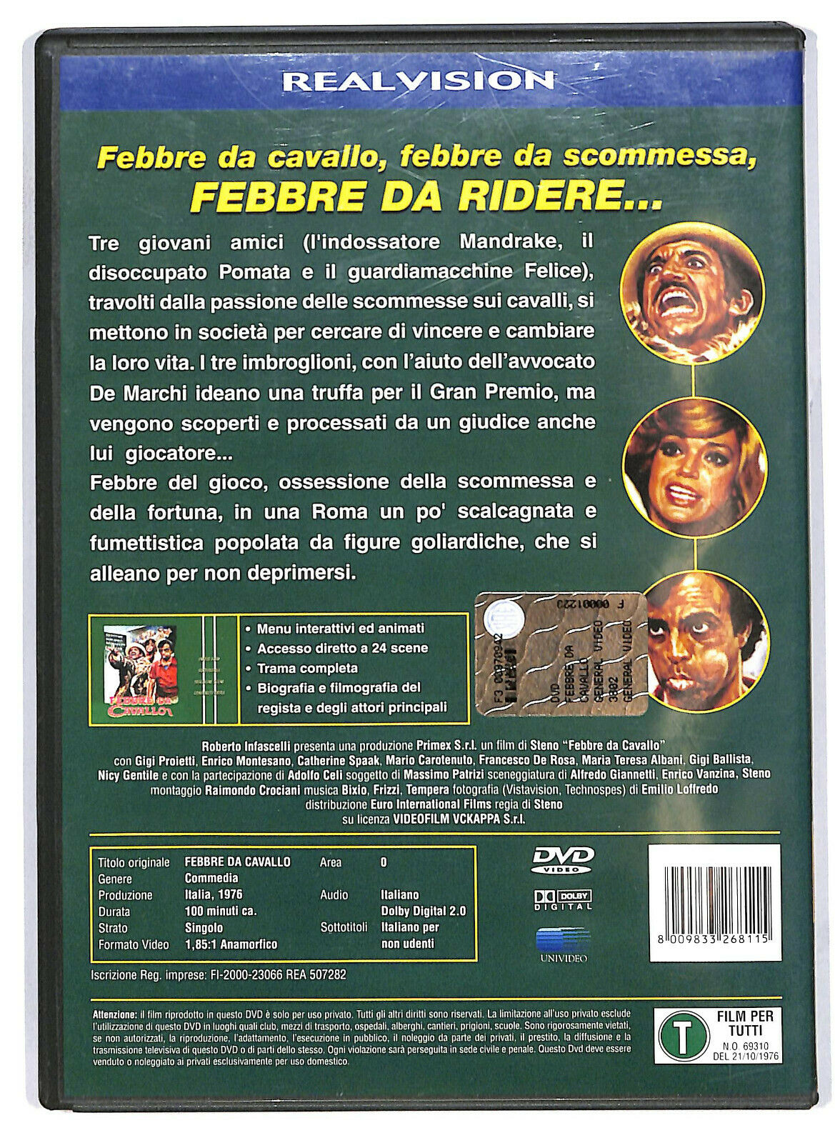 EBOND Febbre Da Cavallo DVD D582751