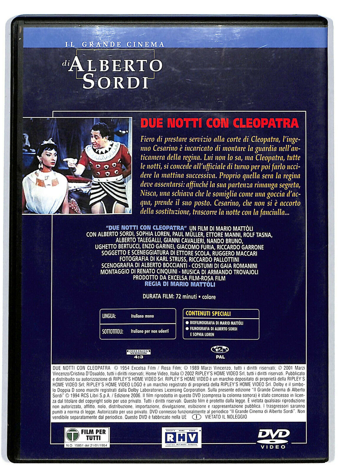 EBOND Due Notti Con Cleopatra  DVD D582959