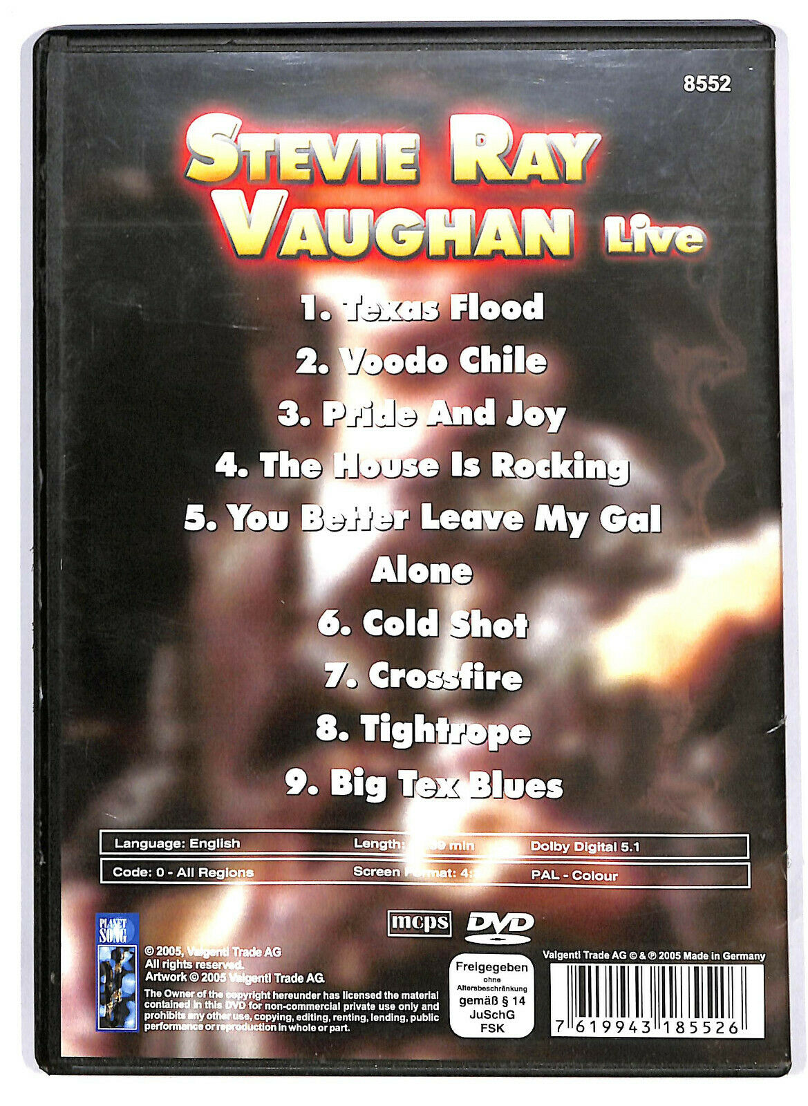 EBOND Stevie Ray Vaughan - Live  DVD D583122