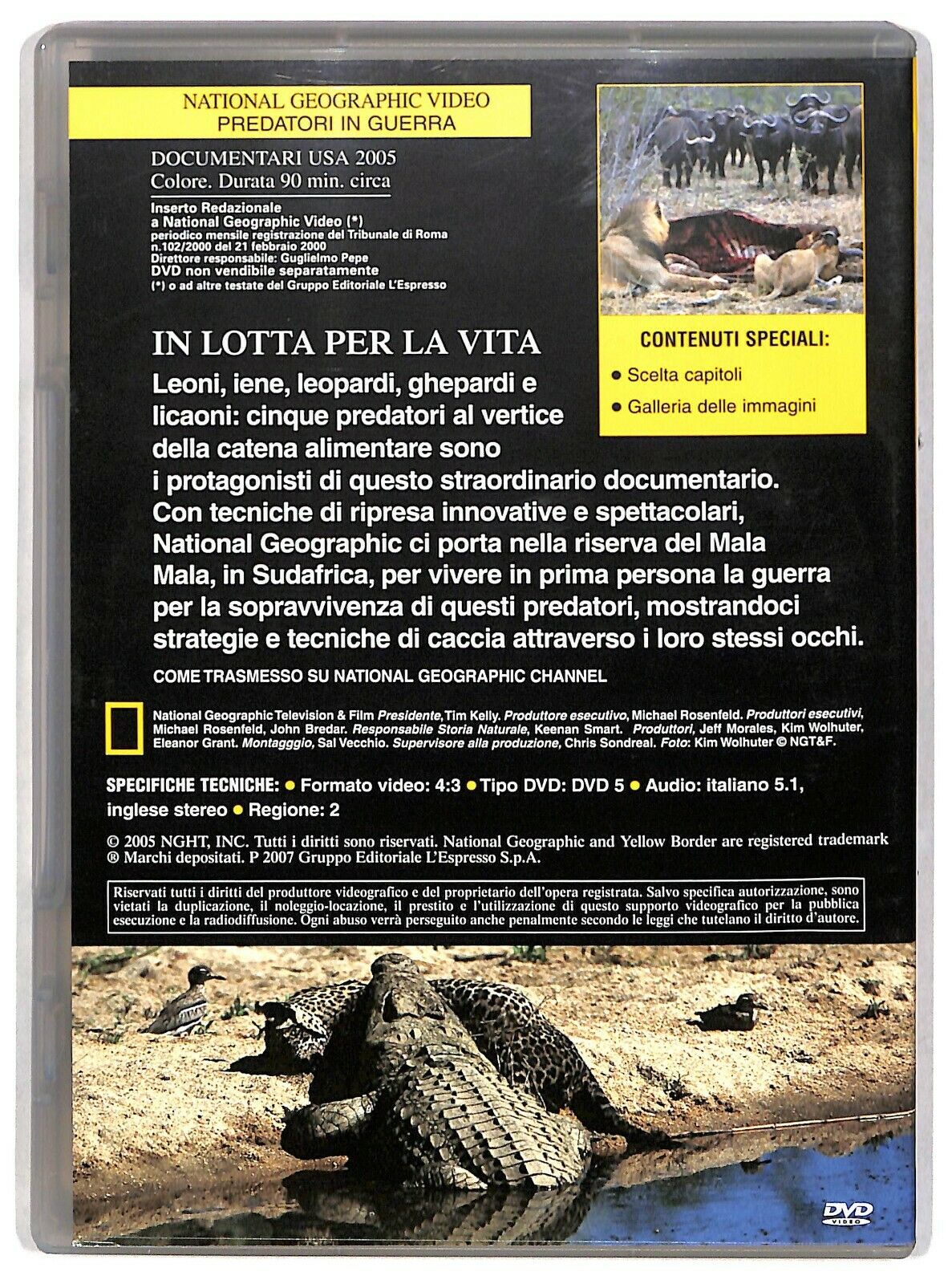 EBOND Predatori In Guerra - National Geographic Vol.54 DVD Editoriale D583322