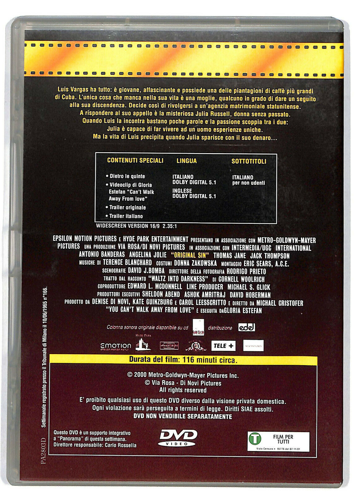 EBOND Original Sin DVD D583452