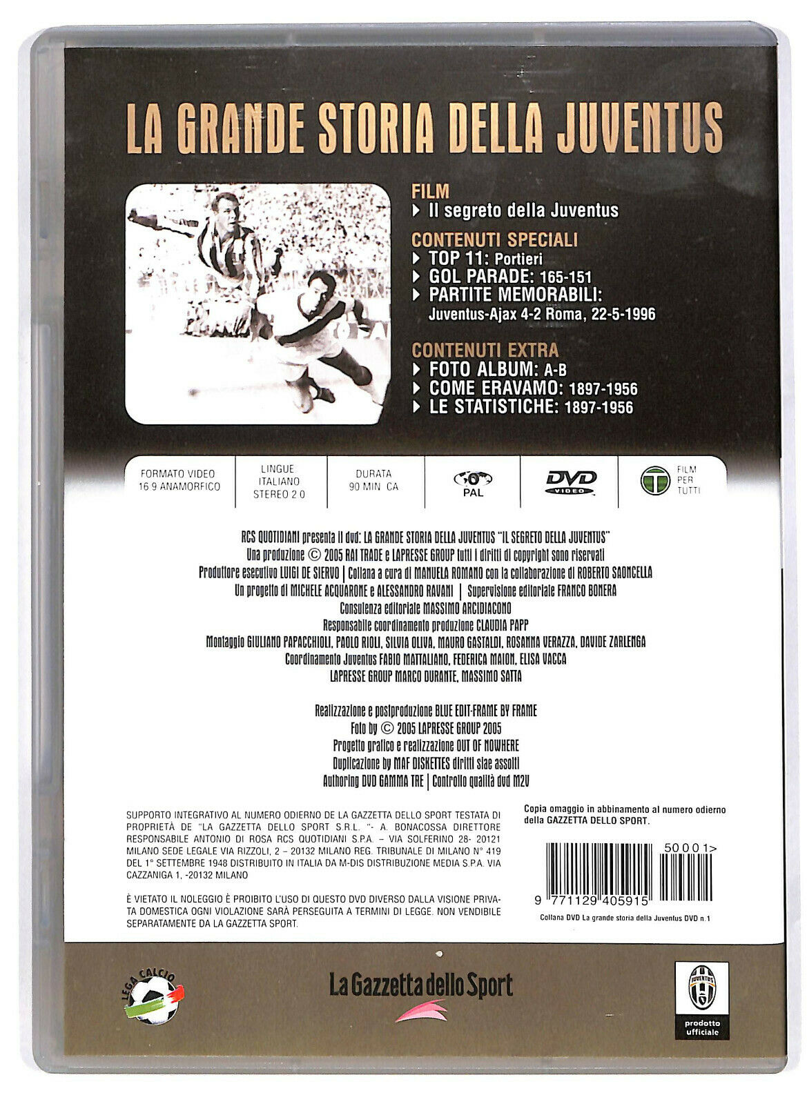 EBOND La Grande Storia Della Juventus Il Segreto Della Juventus Vol1 DVD D583522