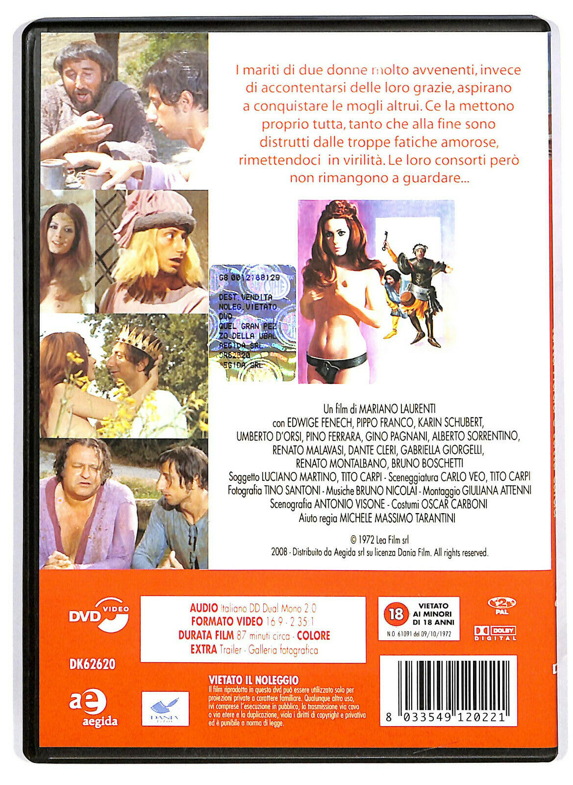 EBOND Quel Gran Pezzo Dell'ubalda Tutta Nuda e Tutta Calda  DVD D583528
