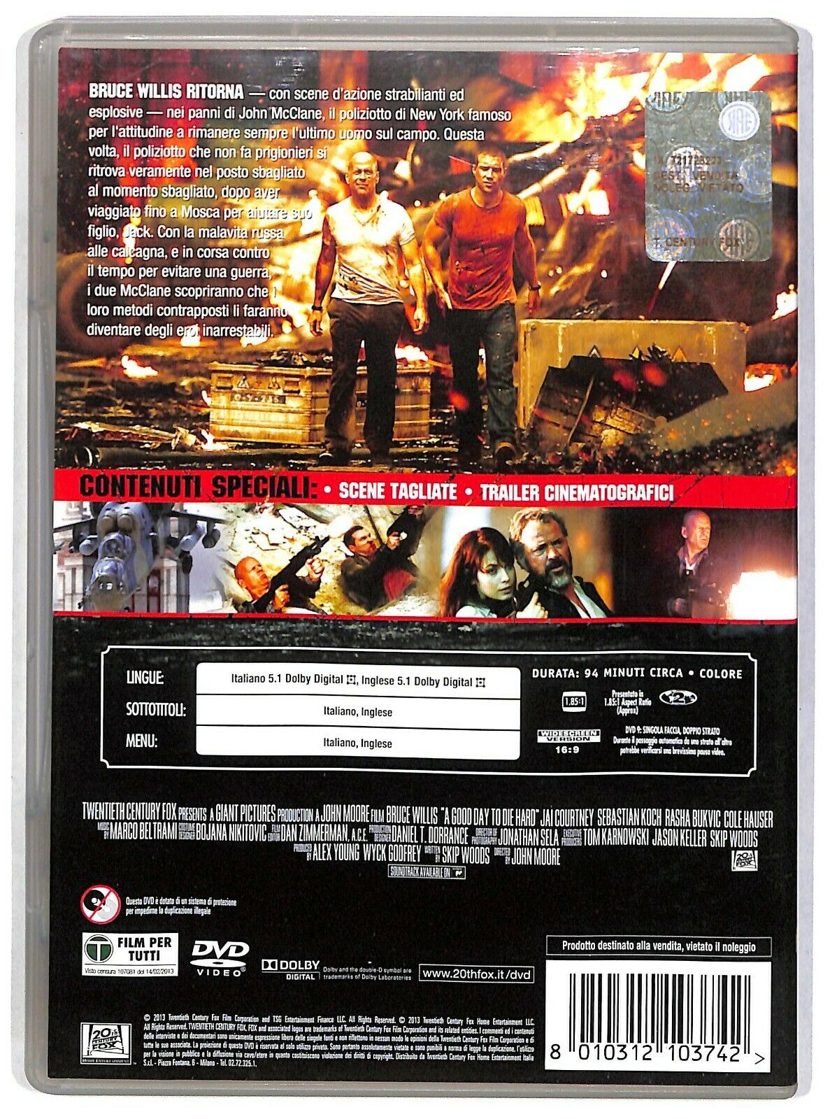 EBOND Die Hard - Un Buon Giorno Per Morire Con Bruce Willis DVD D583821