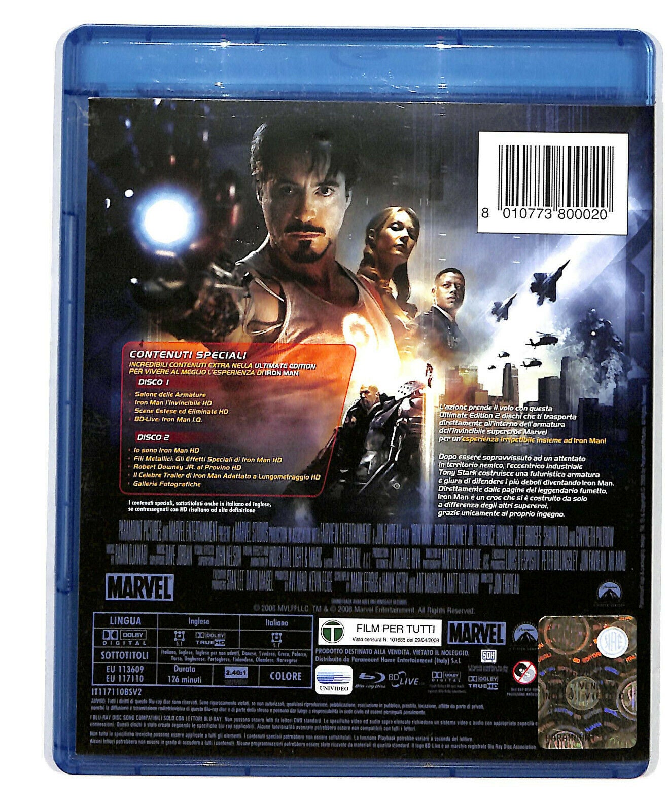 EBOND Iron Man BLURAY D583905