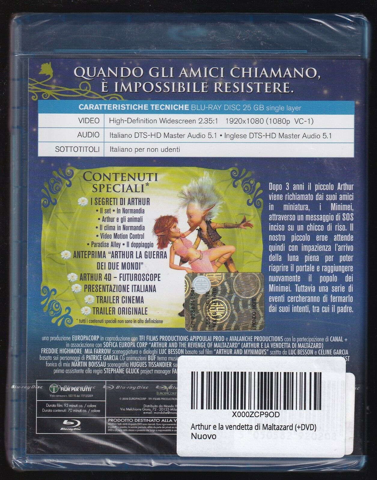 EBOND Arthur e La Vendetta Di Maltazard BLURAY D584101