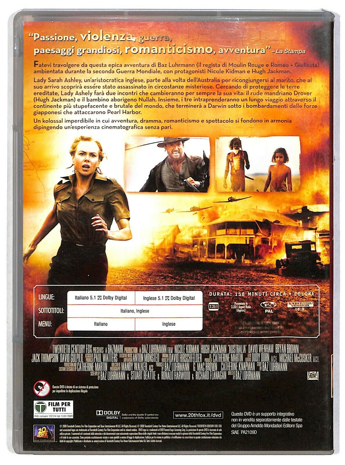 EBOND  Australia Con Nicole Kidman, Hugh Jackman DVD  Editoriale D584248