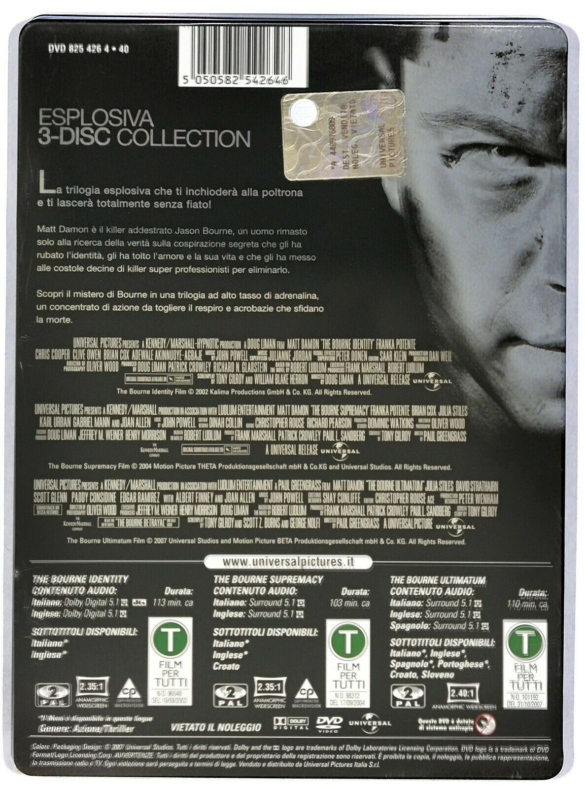 EBOND Bourne Ultimate Collection. Tin Box (3 DVD) D584432