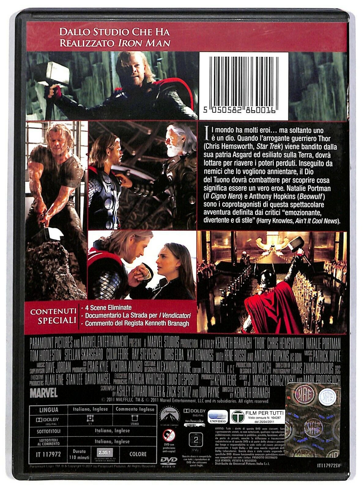 EBOND Thor Di Kenneth Branagh DVD D584441