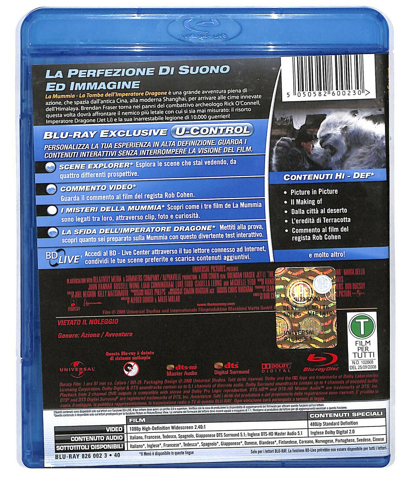 EBOND La Mummia - La Tomba Dell'imperatore Dragone BLURAY D584503