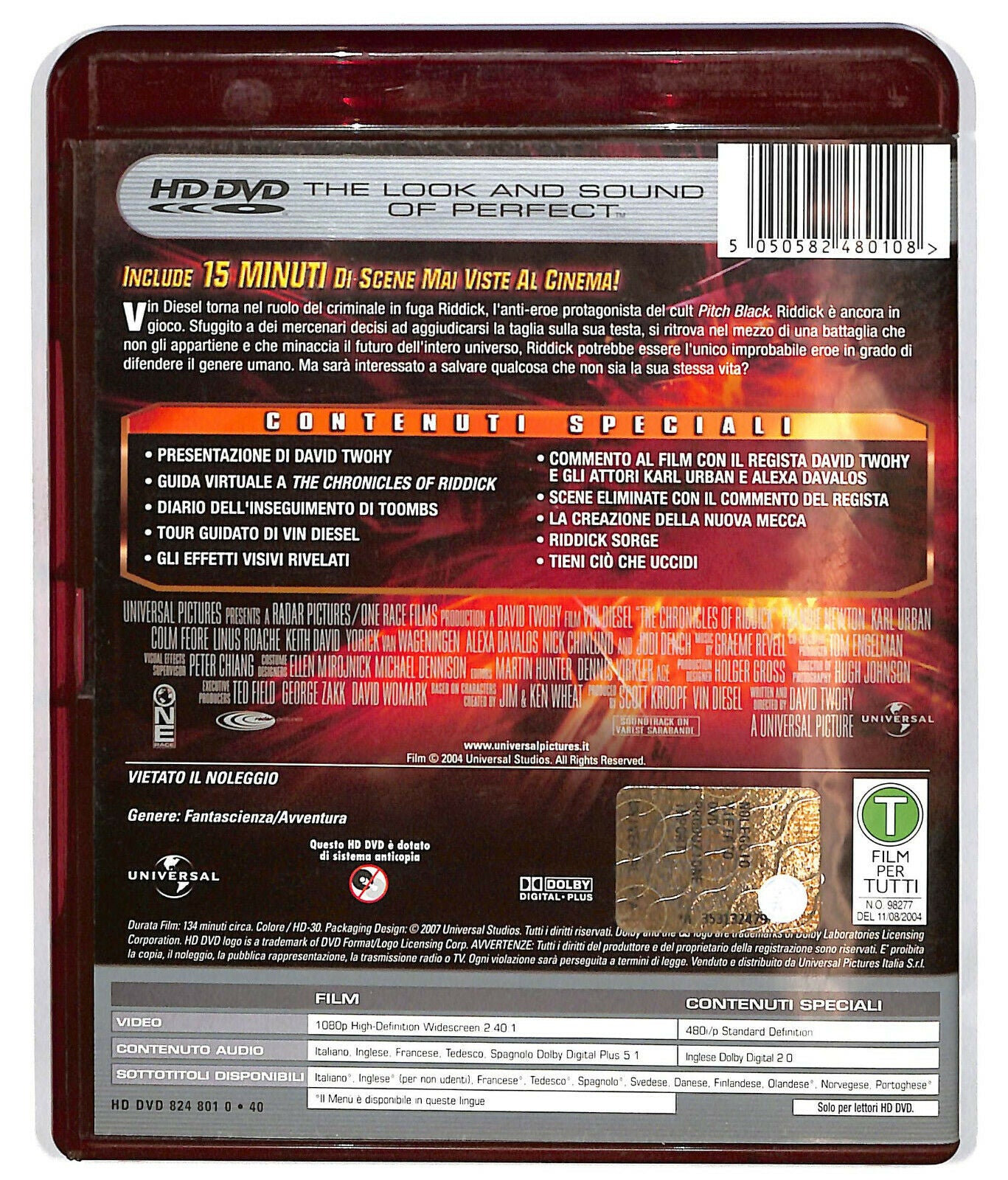 EBOND  Riddick  Hd DVD D584546