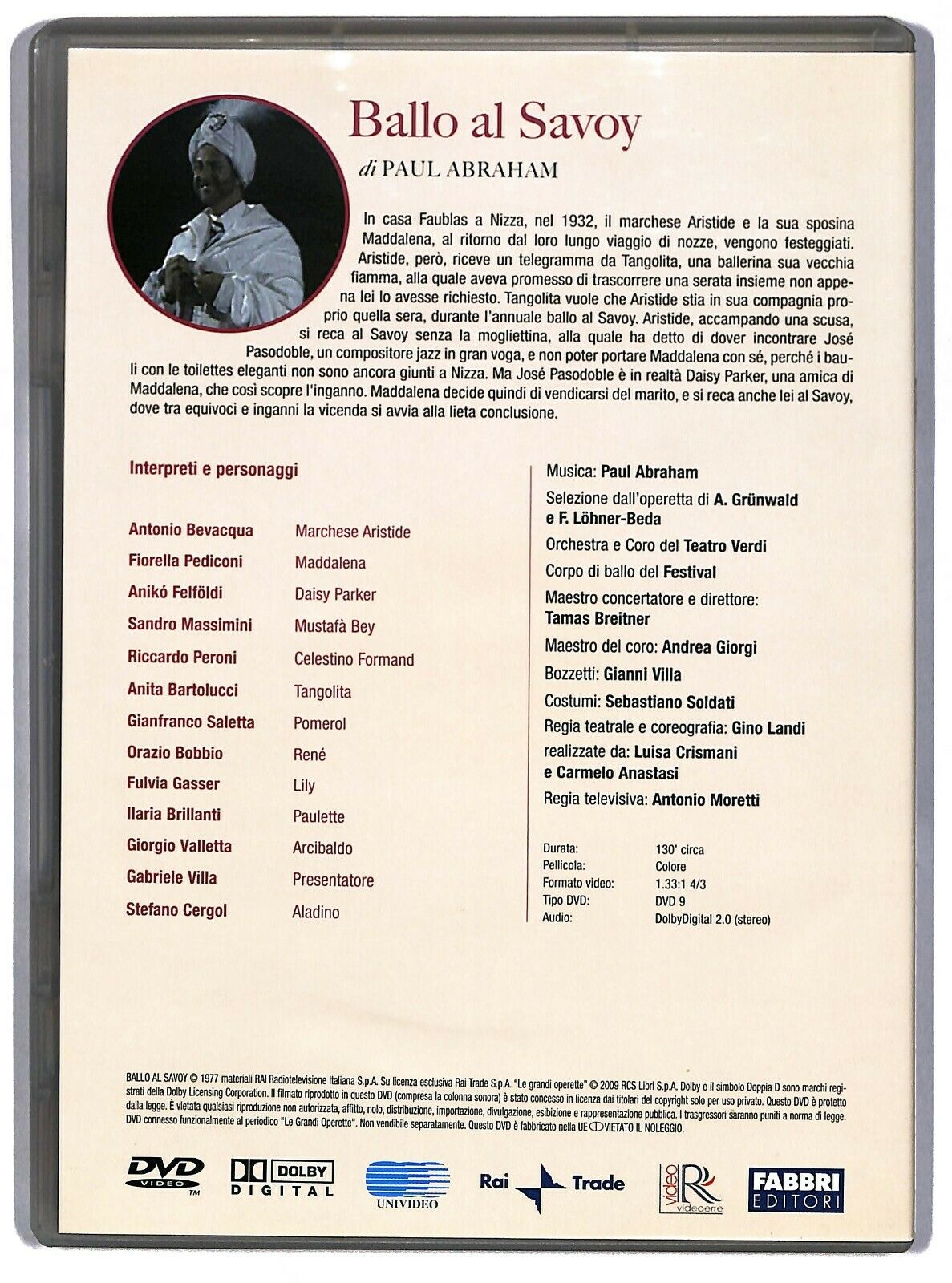 EBOND Ballo Al Savoy Di Paul Abraham Le Grandi Operette DVD Editoriale D584731