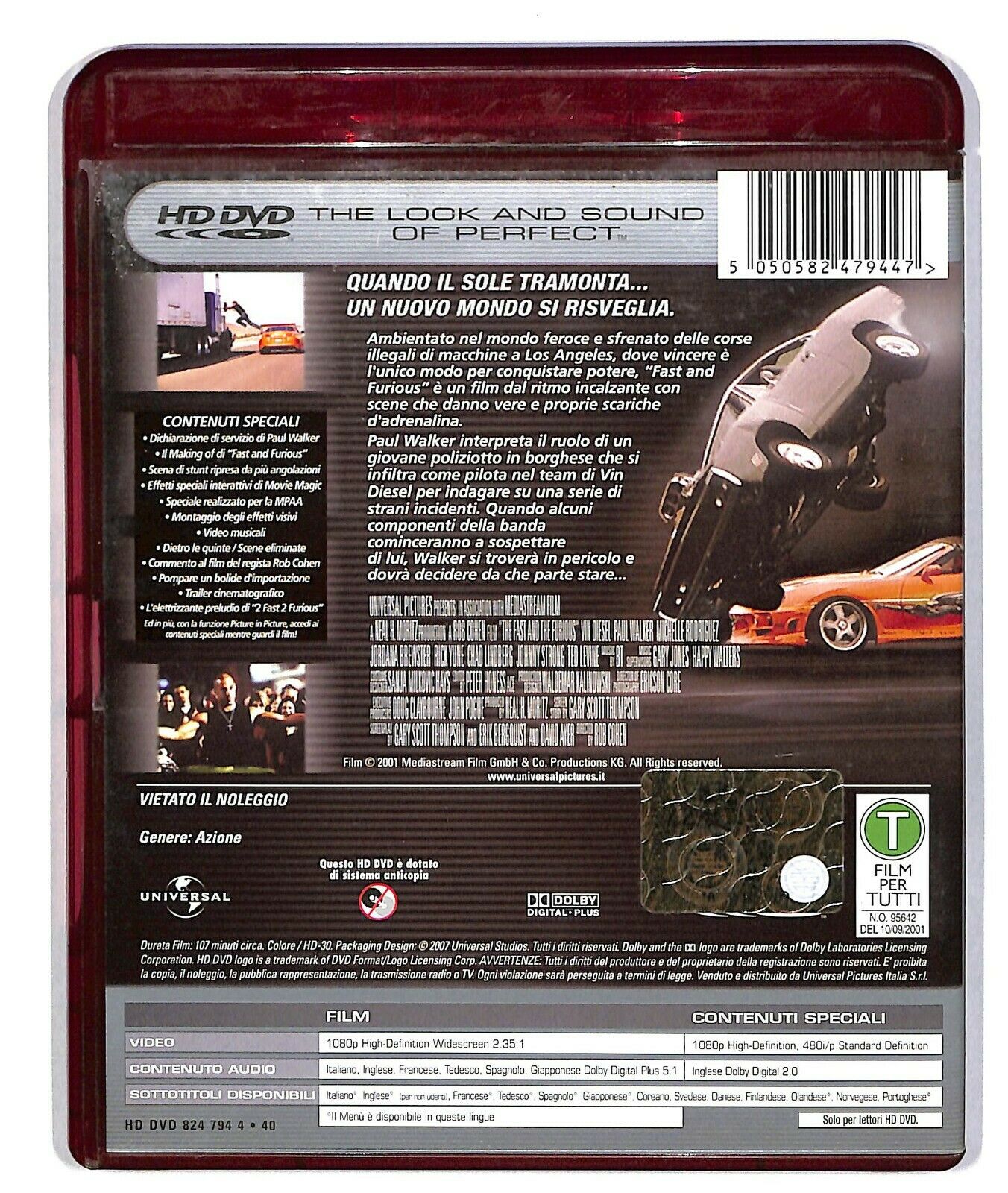 EBOND Fast And Furious Hd DVD D584753